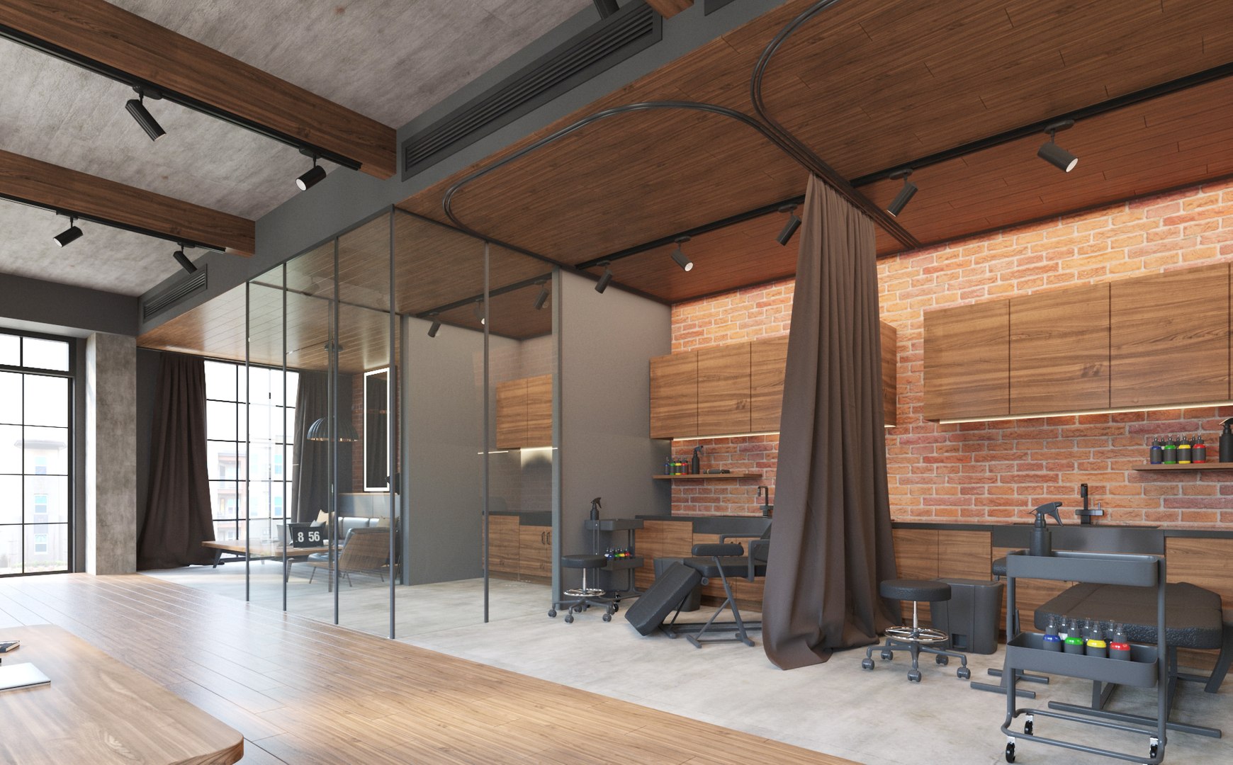 3D Tattoo Studio Interior Model - TurboSquid 1852206