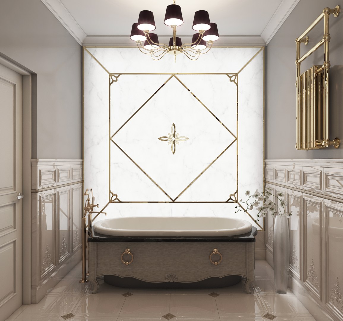 bathroom interior 3d model