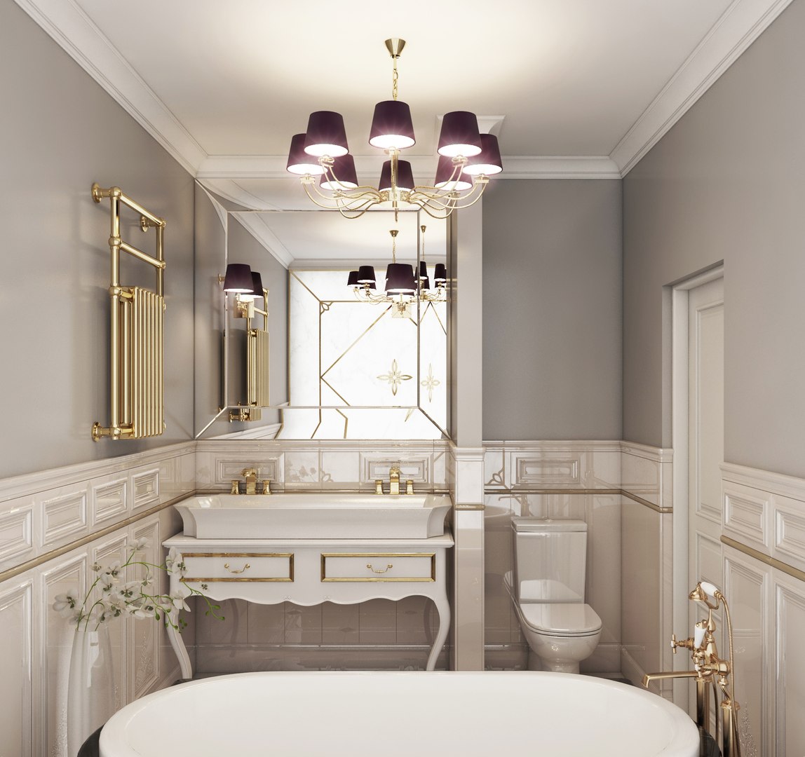bathroom interior 3d model
