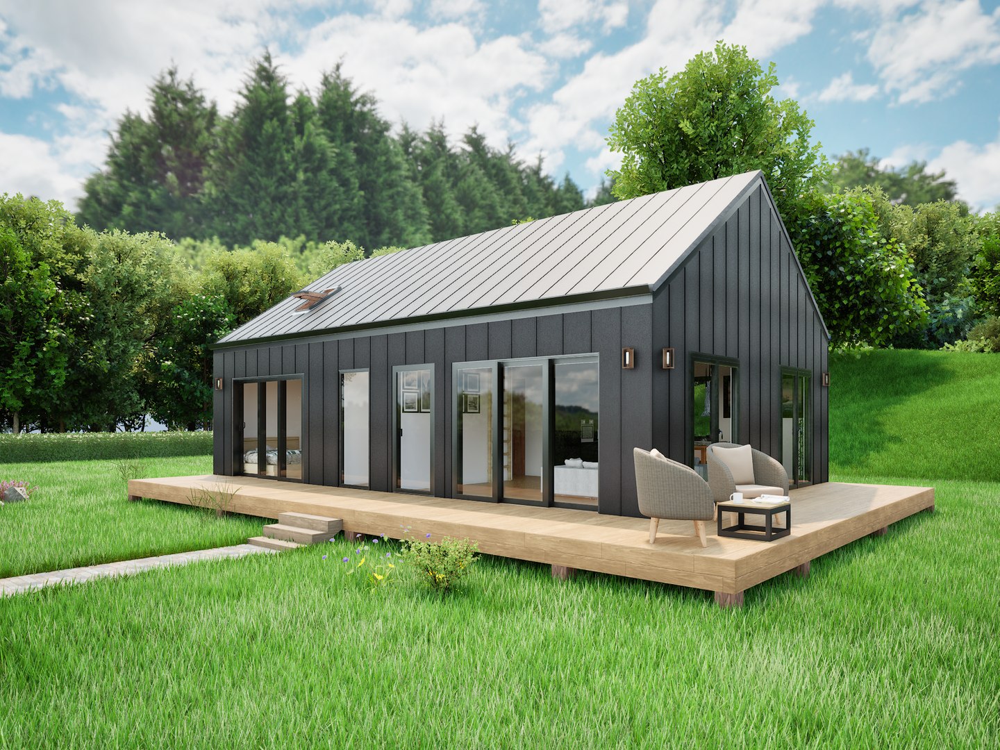 Small Cabin House 3D - TurboSquid 2393191