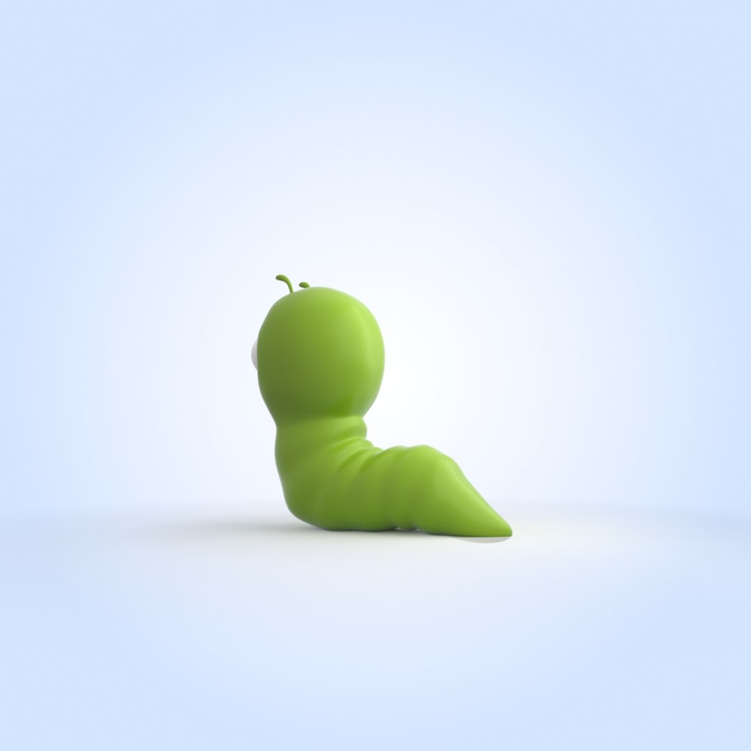 Worm 3D Model - TurboSquid 1813812