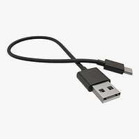 USB Type-A Male To Micro-B Male Cable