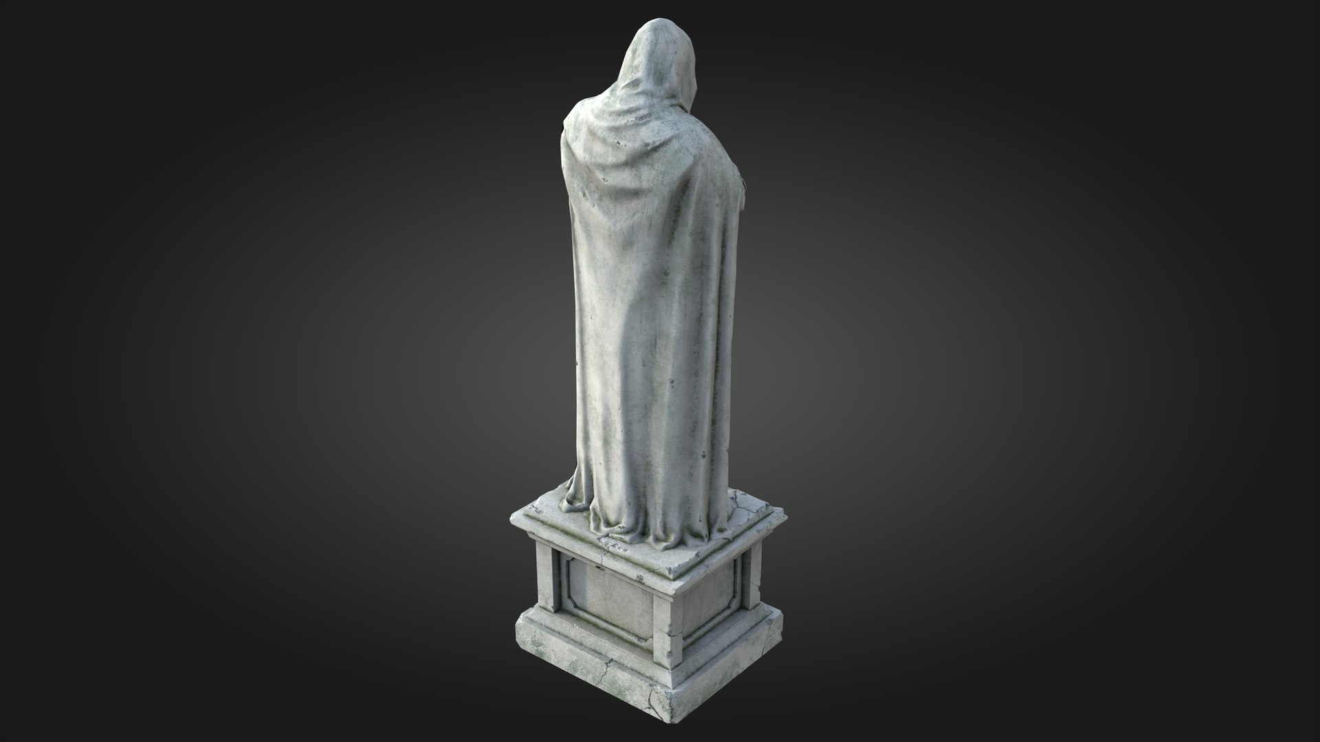 Ancient Plaster Statue Knight 3D Model - TurboSquid 1710672