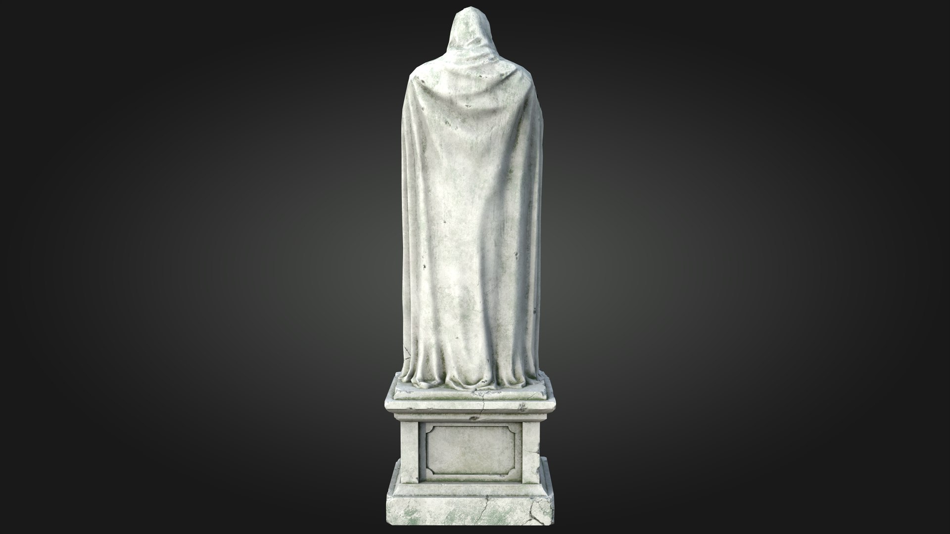 Ancient Plaster Statue Knight 3D Model - TurboSquid 1710672