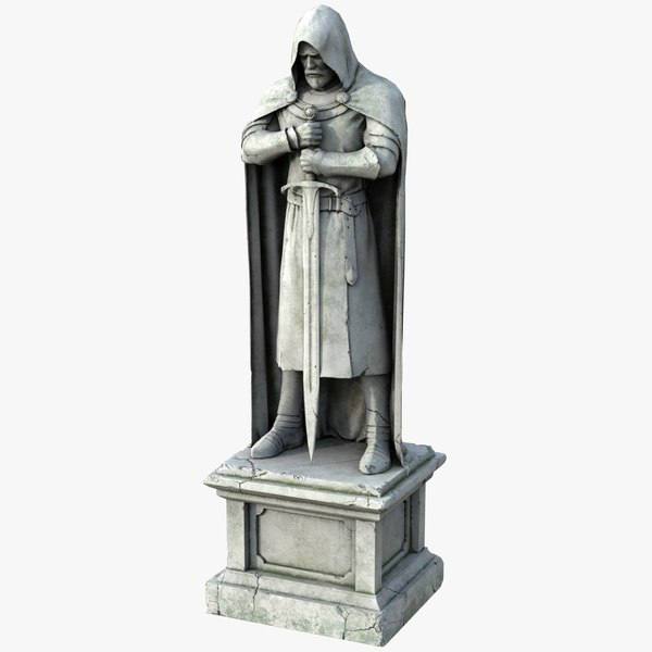 古代の騎士石膏像-PBR3Dモデル - TurboSquid 1710672