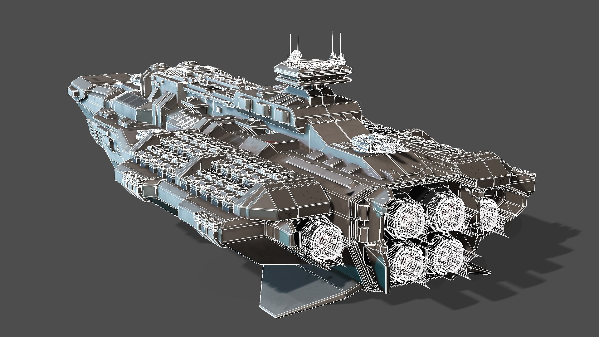 3D Spaceship E Model - TurboSquid 1983218