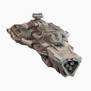 3D Spaceship E model