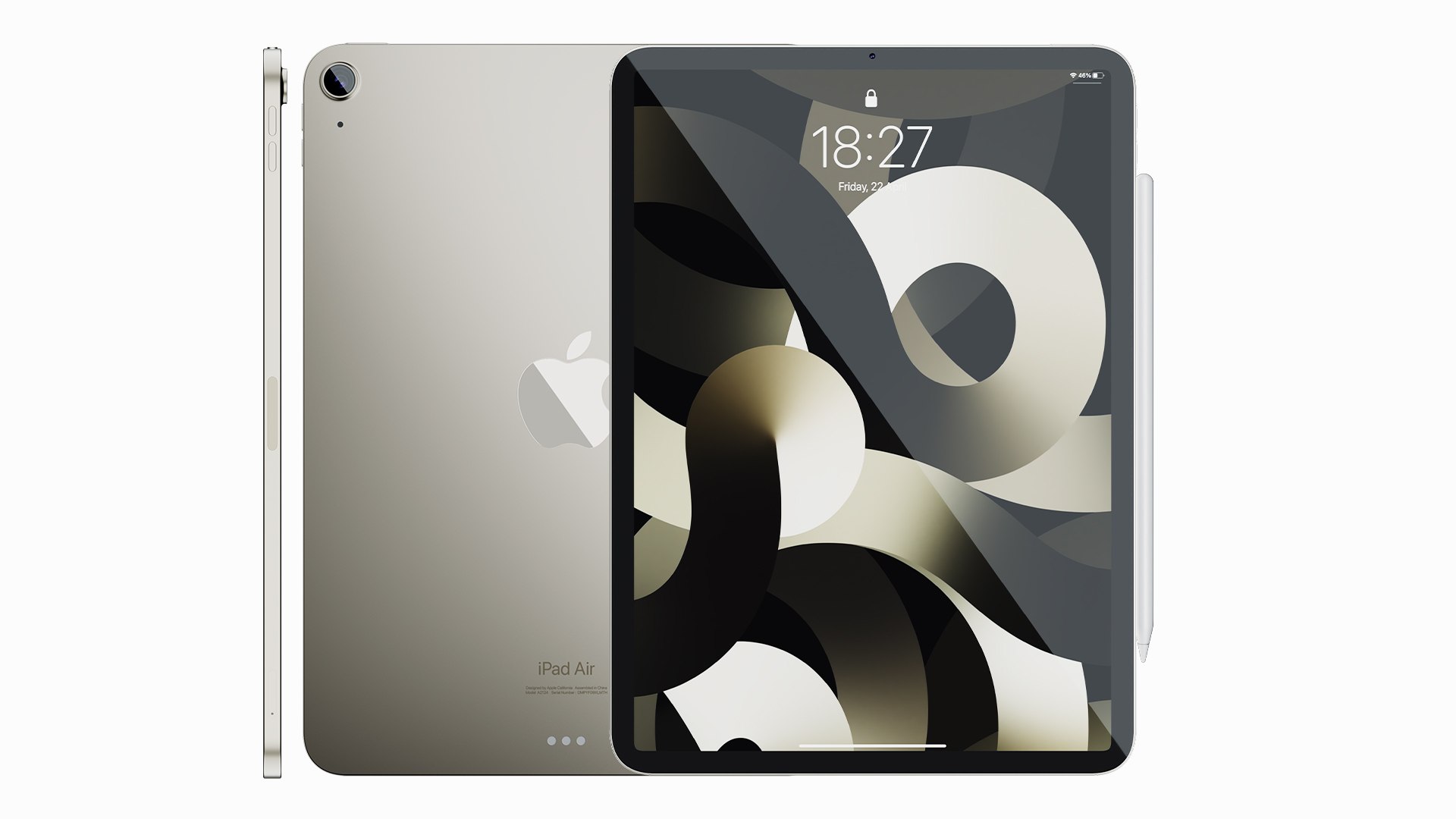 iPad Air 2022 Starlight With Apple Pencil 3D https://p.turbosquid.com/ts-thumb/Ej/g95fD7/Bs/airstarlightsquid1/jpg/1655456812/1920x1080/fit_q87/181cfc78265e1e5f15cddcd00378d14c3e64f3b3/airstarlightsquid1.jpg