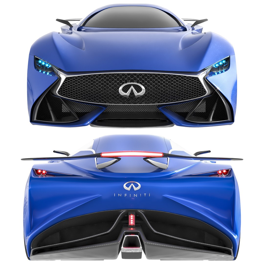 Infiniti Vision GT Concept Blue 3D Model - TurboSquid 1720706