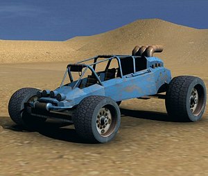 3dsmax postapocalyptic buggy
