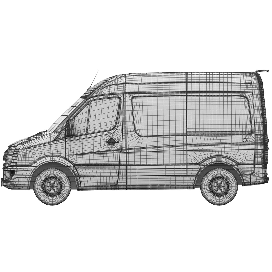 3D Model VW Crafter 2011 PanelVan L1H2 - TurboSquid 1903040