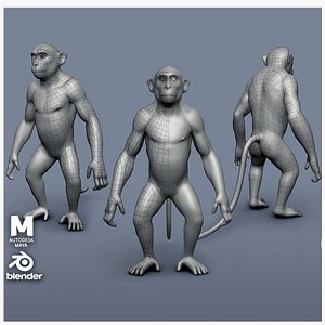 チンパンジー3Dモデル - TurboSquid 2089325 チンパンジー3Dモデル - TurboSquid 2089325