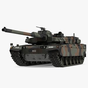 Korean K2 Tank Camouflage Color