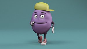 3D model funny egg
