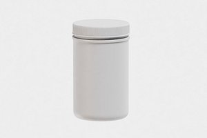 3D Protein Supplement Jar model