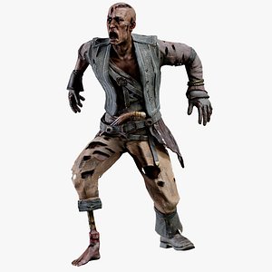 3D PIRATE UNDEAD 8 model