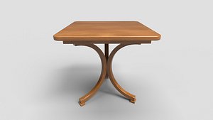 Square Table N106 3D