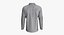 Herren Polo Dropped Shoulder Traditionelle Knöpfe Kragen Langarm