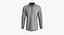 Herren Polo Dropped Shoulder Traditionelle Knöpfe Kragen Langarm