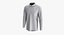 Herren Polo Dropped Shoulder Traditionelle Knöpfe Kragen Langarm