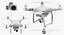 Set di modelli 3D per Quadcopter professionale DJI Phantom 3