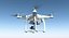 Set di modelli 3D per Quadcopter professionale DJI Phantom 3