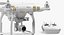 Set di modelli 3D per Quadcopter professionale DJI Phantom 3