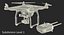 Set di modelli 3D per Quadcopter professionale DJI Phantom 3