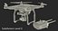 Set di modelli 3D per Quadcopter professionale DJI Phantom 3
