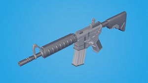 M4A4 Weapon with Bullet
