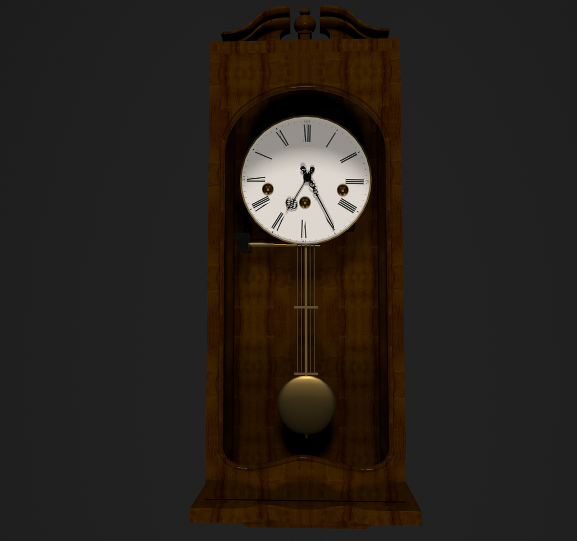 3D Model Wall Clock - TurboSquid 1550669