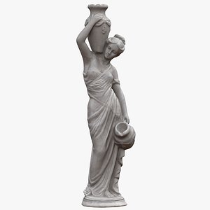 Woman with Jug Garden Statue