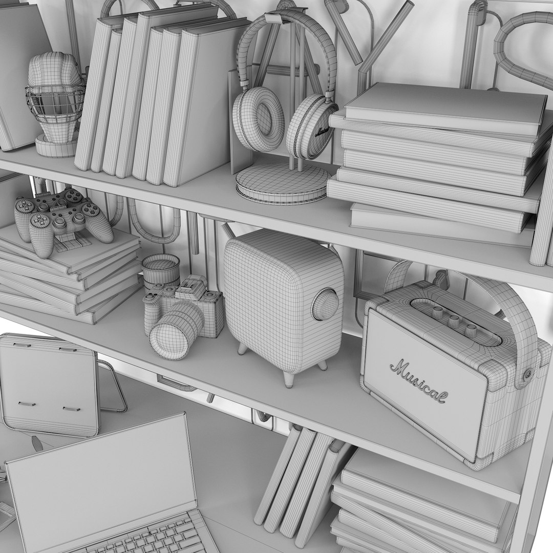 3D Model Electronics Set - TurboSquid 1962743