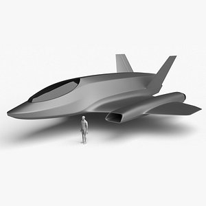 3D Racing Spaceship Proxima model