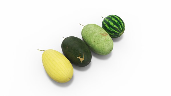 modelo 3d Watermelons Set - TurboSquid 2092703