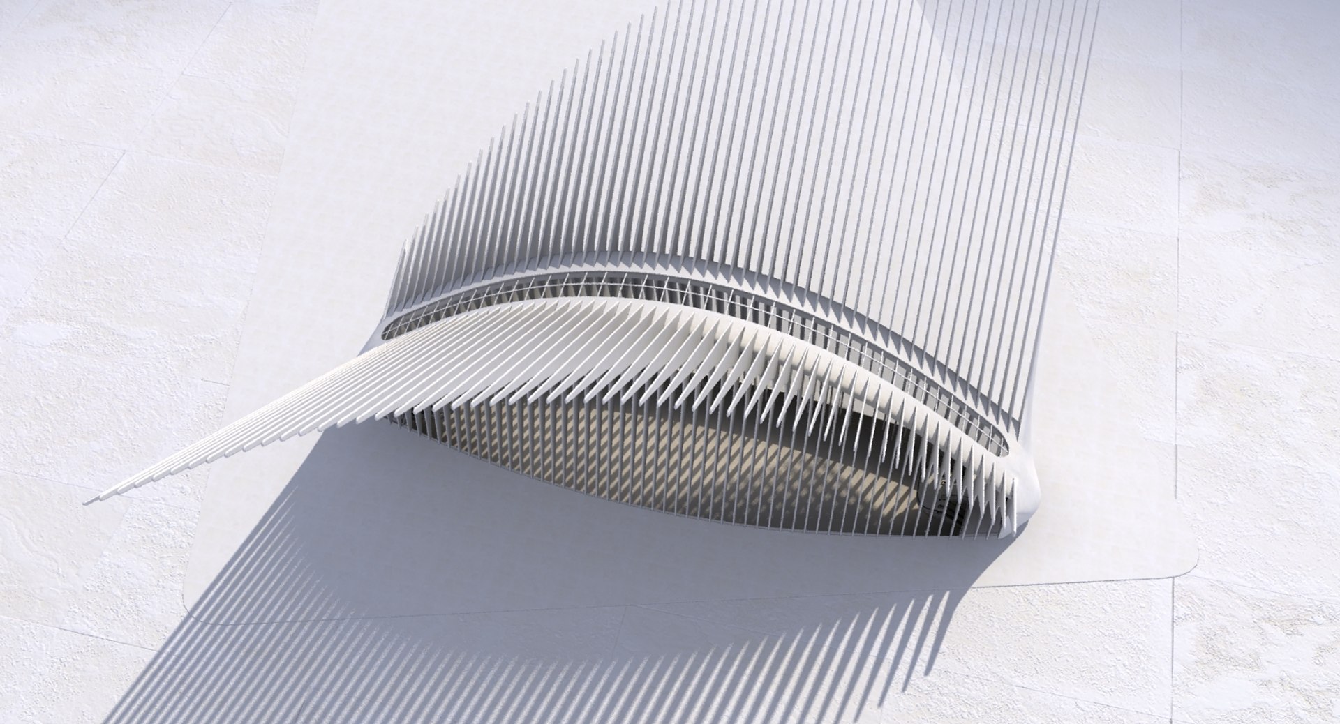 Transportation Hub World Trade 3d Max