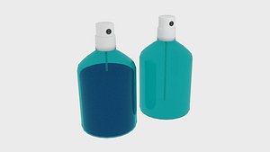 Pusher Spray Transparent Bottle