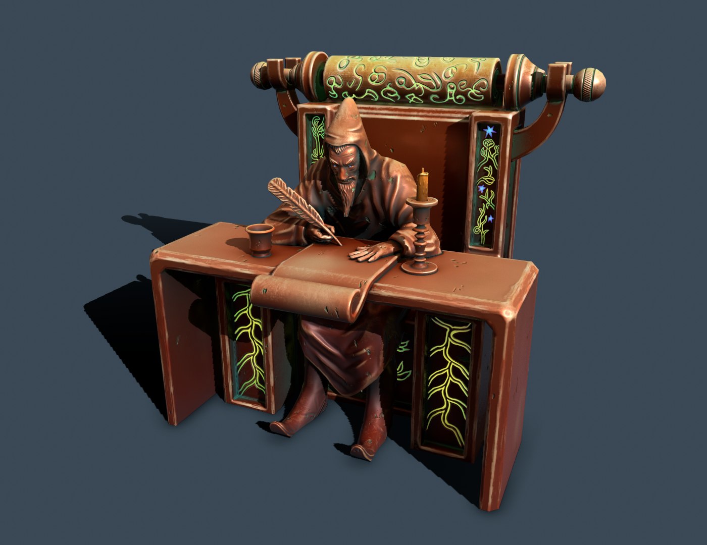 3D Wizard Throne - TurboSquid 1501044