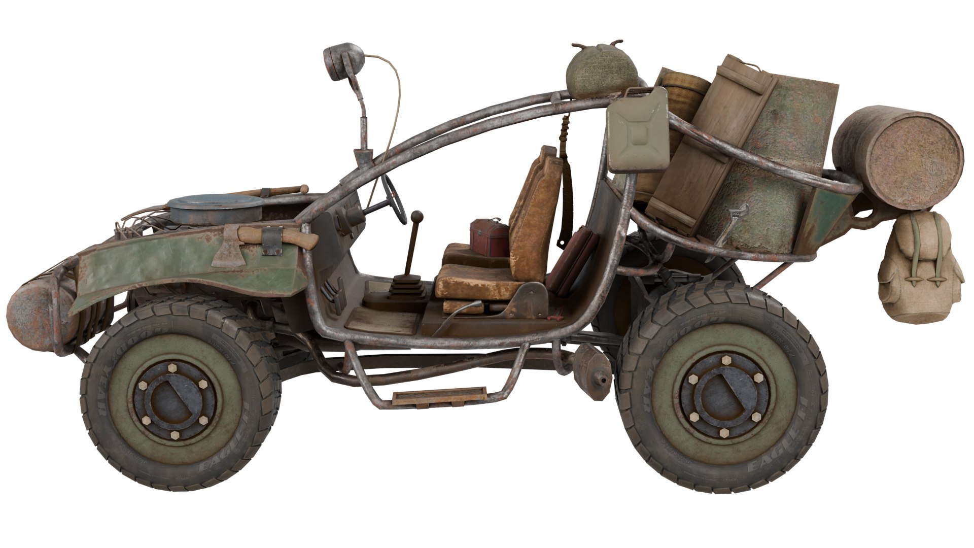 3D Post Apocalyptic Model - TurboSquid 2352783