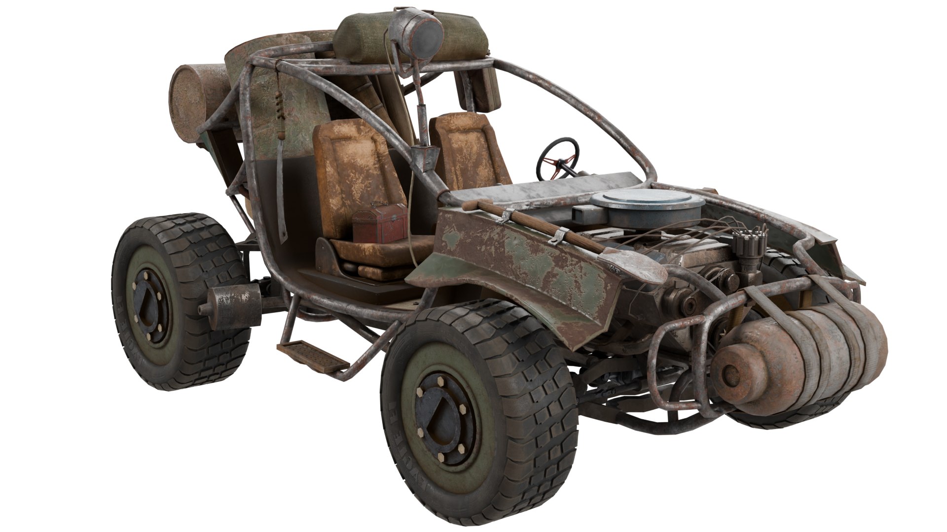 3D Post Apocalyptic Model - TurboSquid 2352783