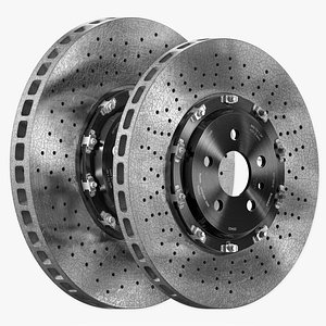 3D Ceramic Brakes with Cracks