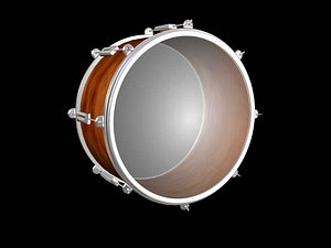 classical caza drum 3d model