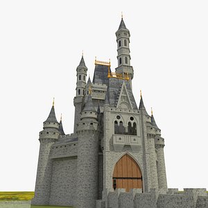 3d castle building