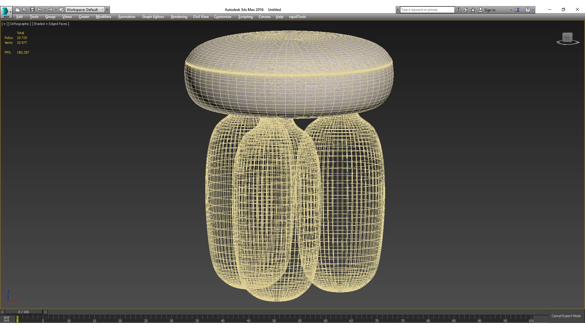 Mathieu Lehanneur - Inverted Gravity Stool model - TurboSquid 2172116