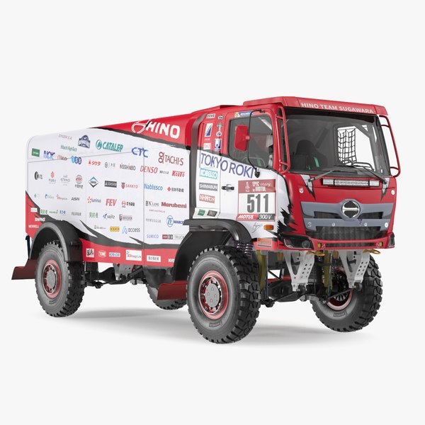 modelo 3d Camión Hino Motors Rally Dakar - TurboSquid 2201979