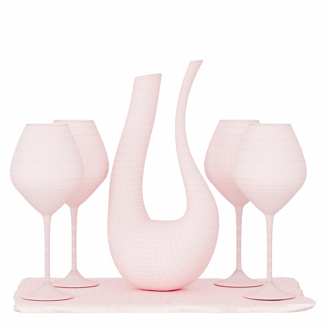 3D N4 Crystal Glass Wine Decanter with Glasses https://p.turbosquid.com/ts-thumb/Ek/Ysopi8/9r/7/png/1747310737/1920x1080/fit_q87/ec501fd1e3d18cc36bf56b24bd8c3a441646bb35/7.jpg