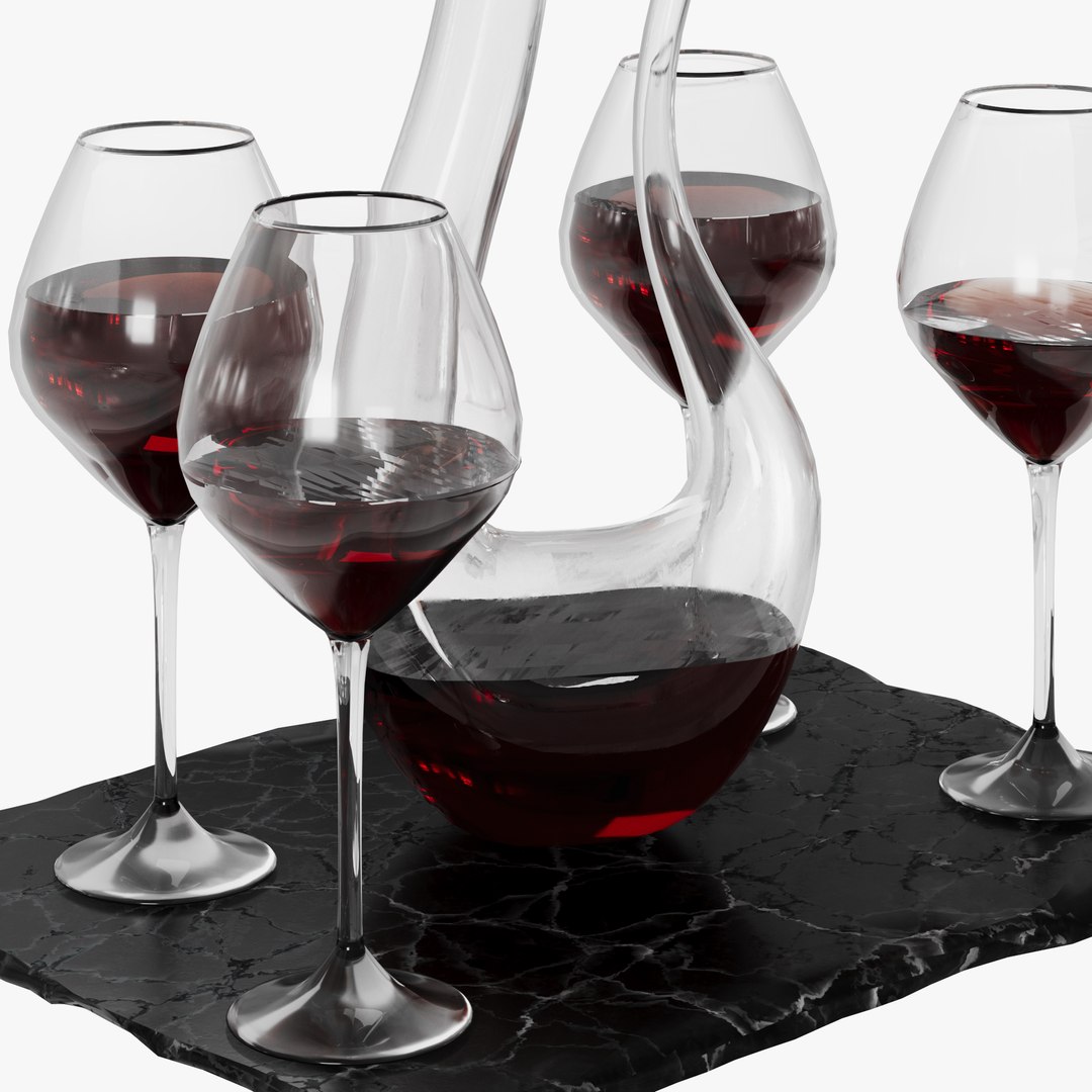 3D N4 Crystal Glass Wine Decanter with Glasses https://p.turbosquid.com/ts-thumb/Ek/Ysopi8/NC/99/jpg/1747317449/1920x1080/fit_q87/8f47bd0f483a46e76fb6af3f8fd355528db845e2/99.jpg
