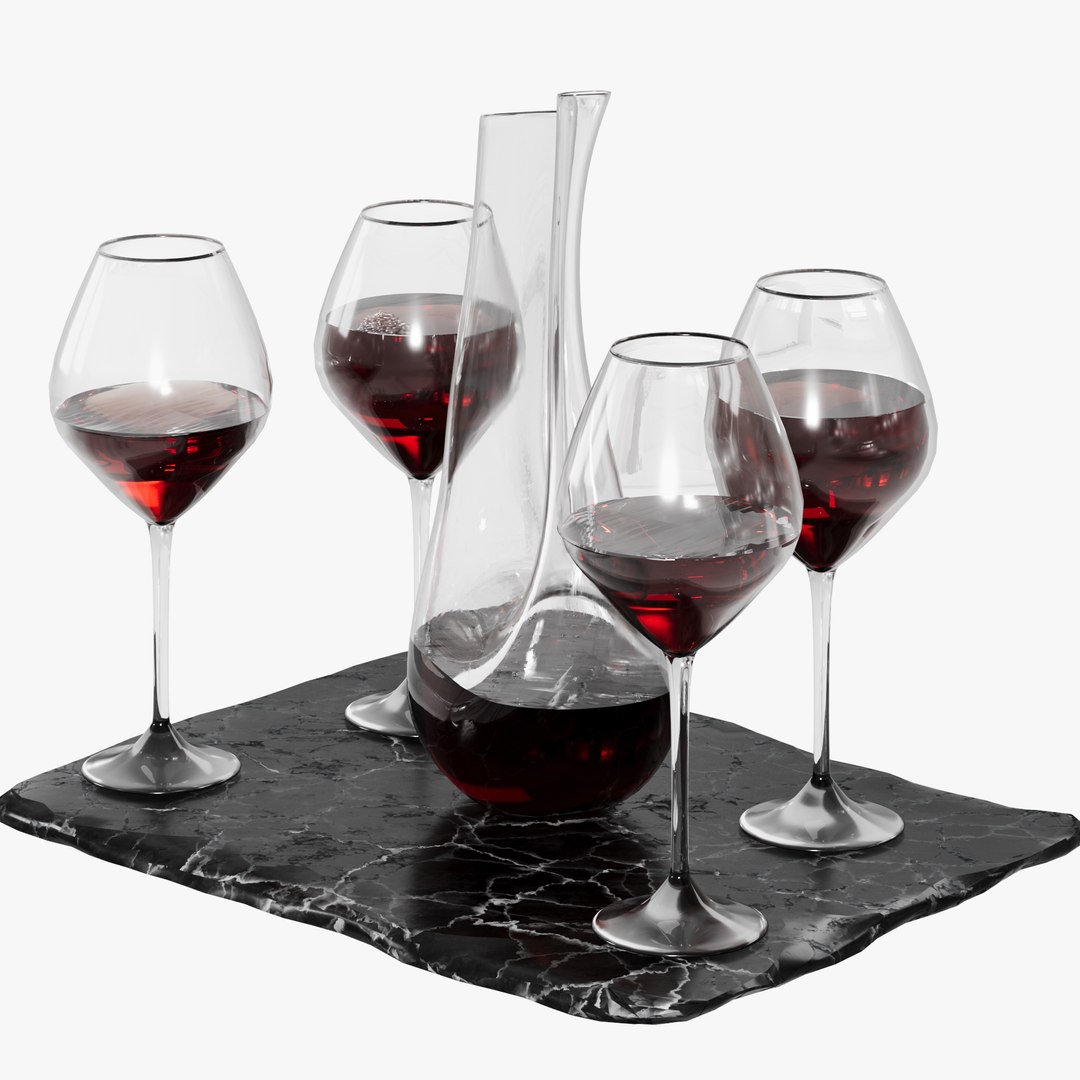 3D N4 Crystal Glass Wine Decanter with Glasses https://p.turbosquid.com/ts-thumb/Ek/Ysopi8/dk/44/jpg/1747306370/1920x1080/fit_q87/70a5f1861803bb323f236f01bfb31e4467a7ce63/44.jpg