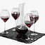 N4 Weinkaraffe aus Kristallglas mit Gläsern
