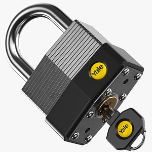 Detailed Padlock